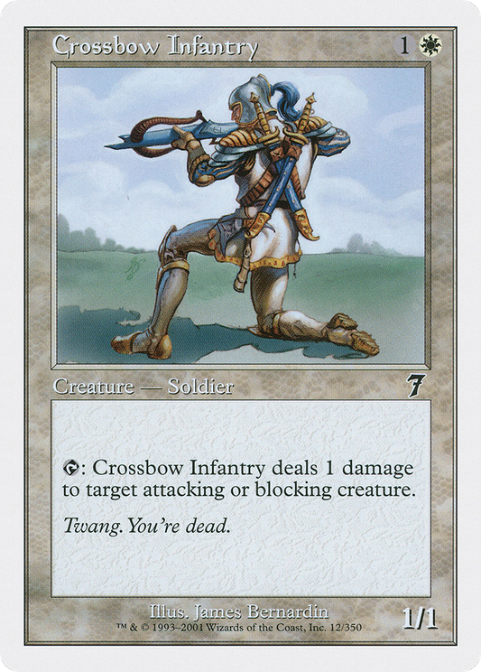 Crossbow Infantry (7ED-012) - Seventh Edition