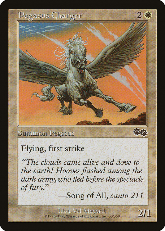 Pegasus Charger (USG-030) - Urza's Saga