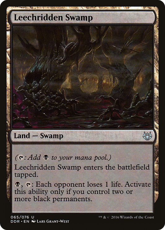 Leechridden Swamp (DDR-065) - Duel Decks: Nissa vs. Ob Nixilis