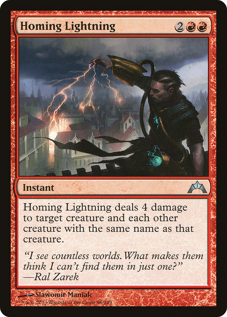 Homing Lightning (GTC-096) - Gatecrash Foil