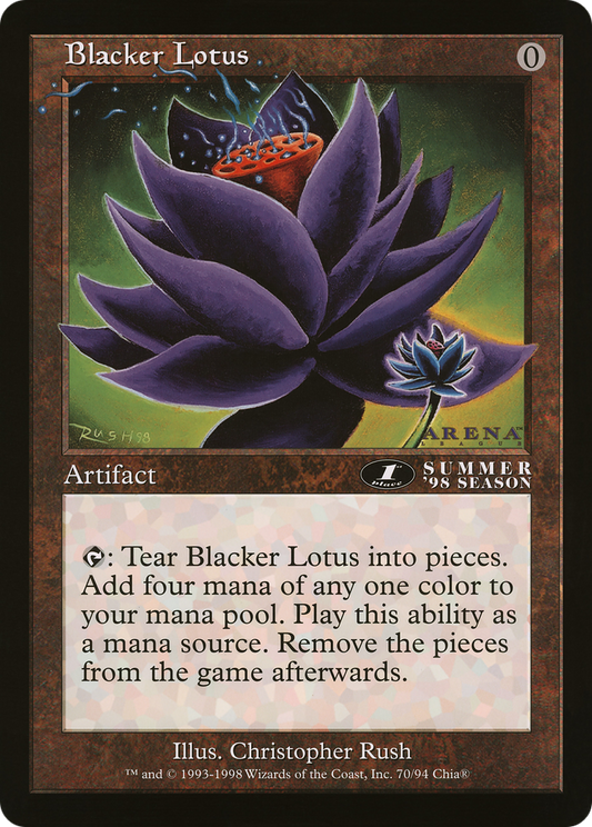 Blacker Lotus (OLEP-047) - Oversized League Prizes