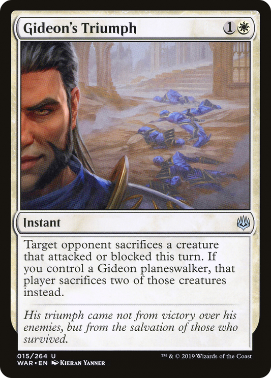 Gideon's Triumph (WAR-015) - War of the Spark Foil