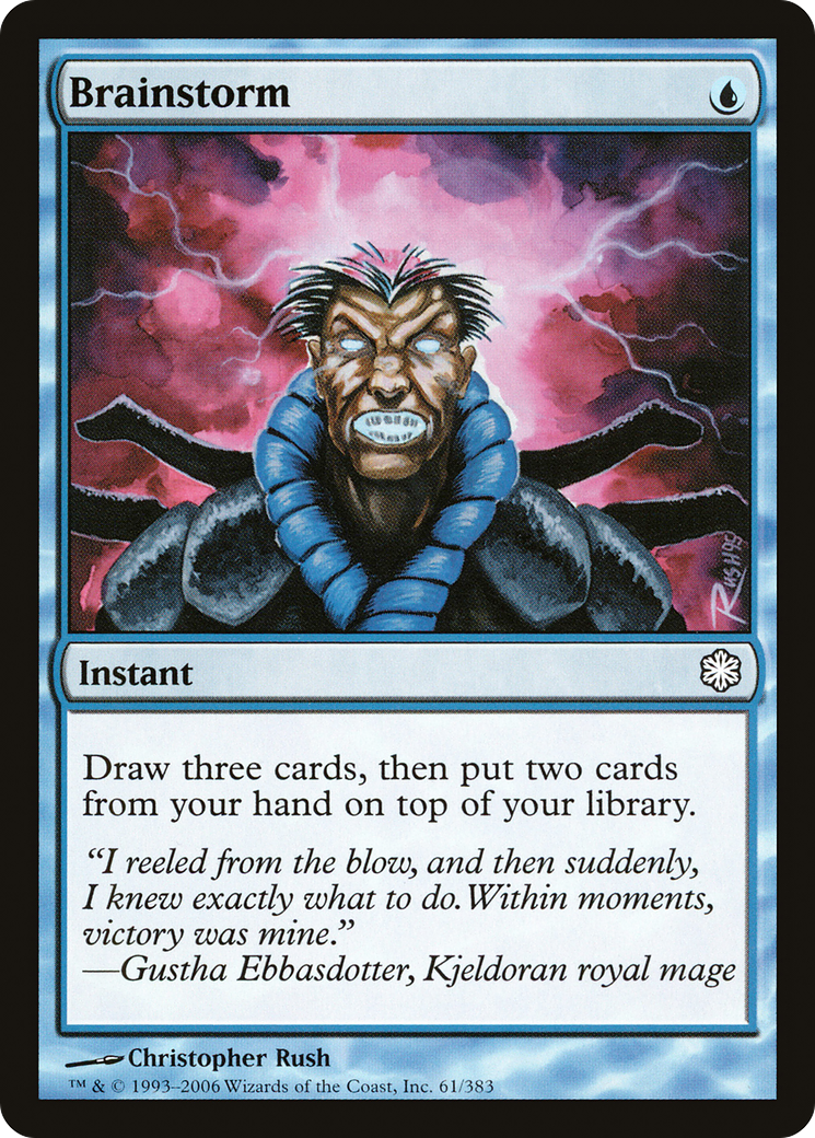 Brainstorm (CTD-061) - Coldsnap Theme Decks