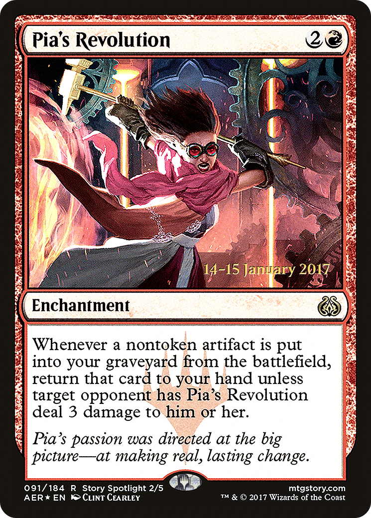 Pia's Revolution (PAER-91S) - Aether Revolt Promos Foil