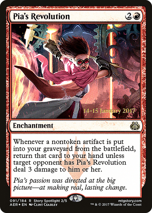 Pia's Revolution (PAER-91S) - Aether Revolt Promos Foil