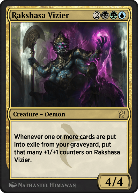 Rakshasa Vizier (KTK-193Y) - Khans of Tarkir