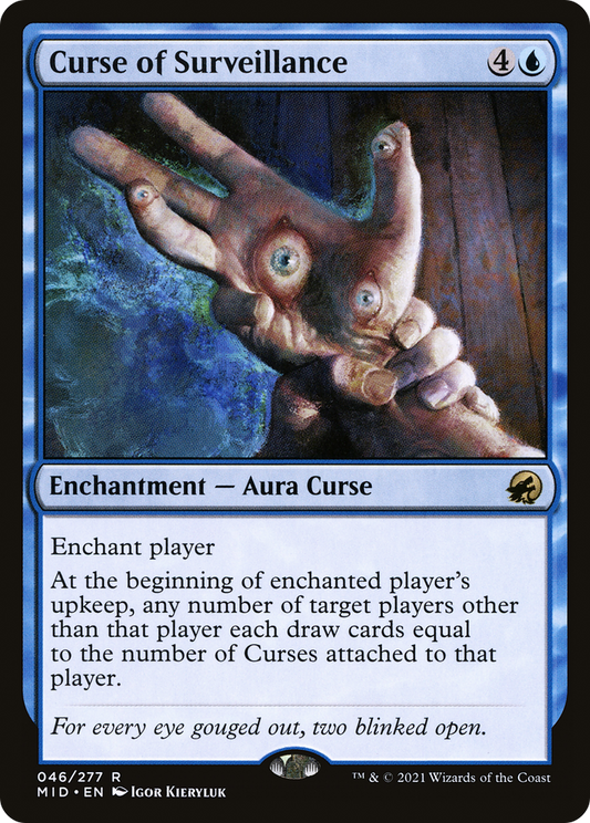 Curse of Surveillance (MID-046) - Innistrad: Midnight Hunt Foil