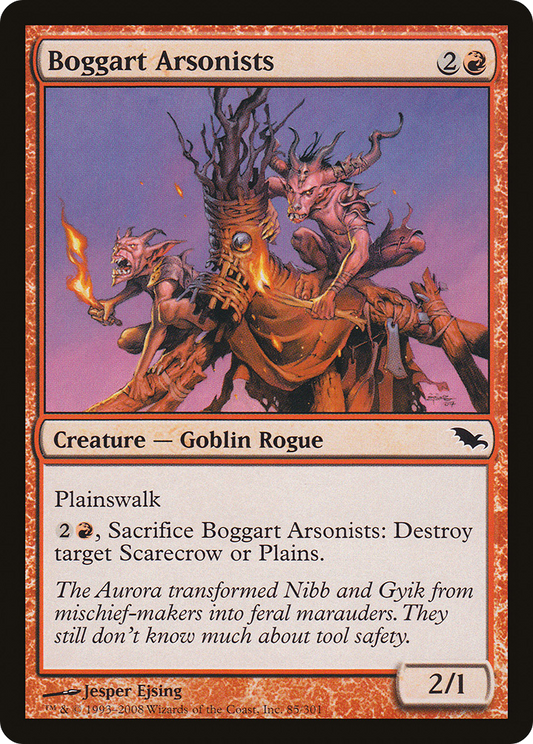 Boggart Arsonists (SHM-085) - Shadowmoor Foil