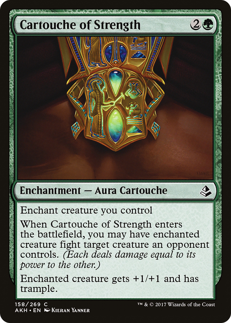 Cartouche of Strength (AKH-158) - Amonkhet