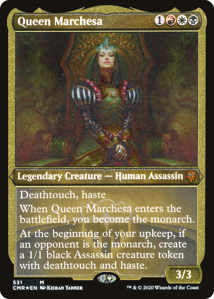 Queen Marchesa (CMR-531) - Commander Legends Etched Foil