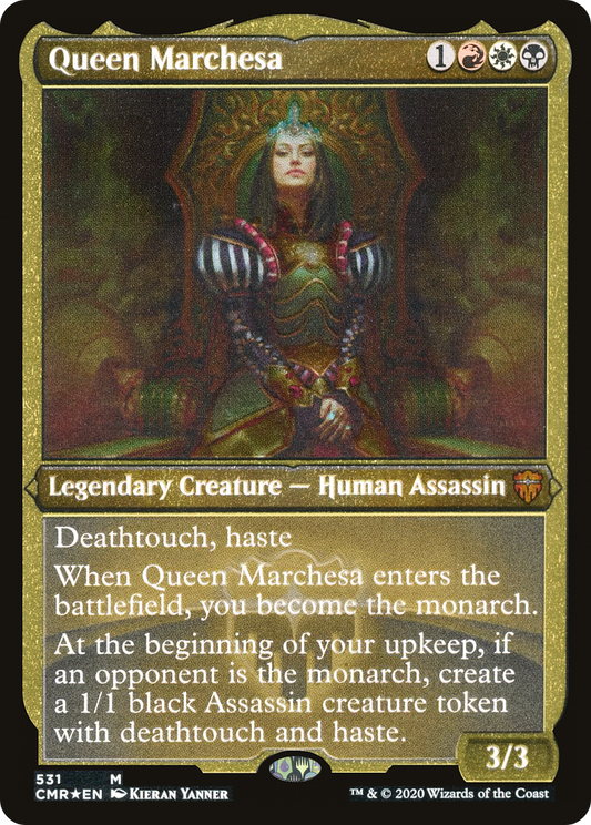 Queen Marchesa (CMR-531) - Commander Legends Etched Foil