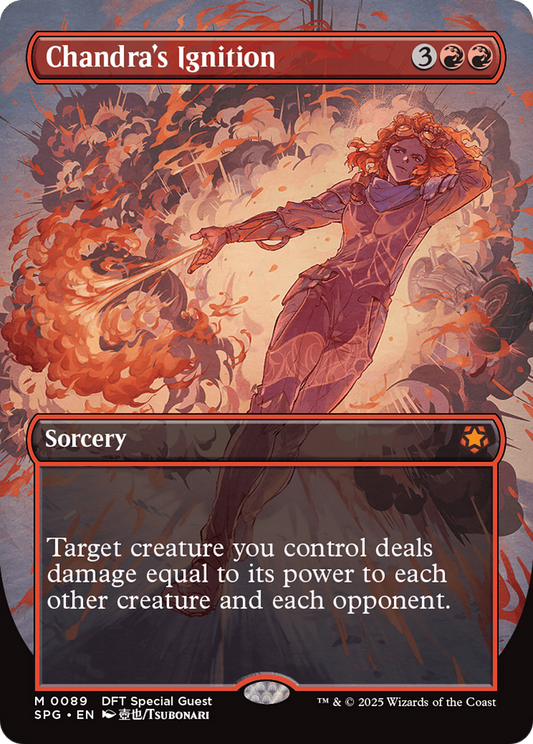 Chandra's Ignition (SPG-089) - Special Guests (Borderless) Foil