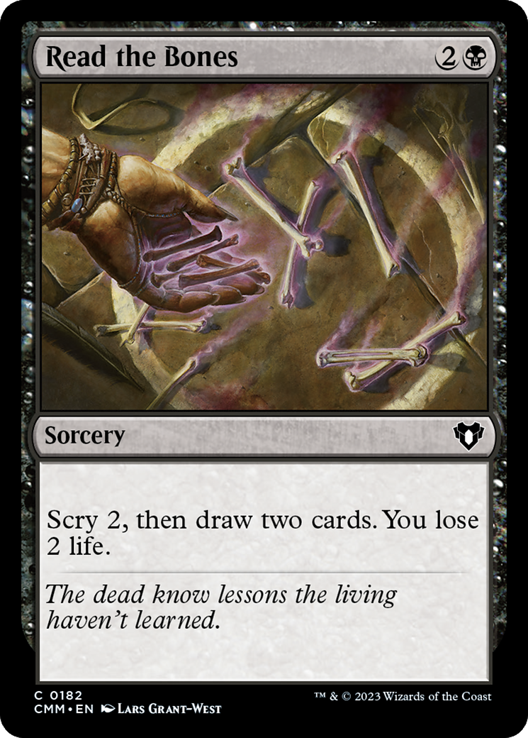 Read the Bones (CMM-182) - Commander Masters Foil