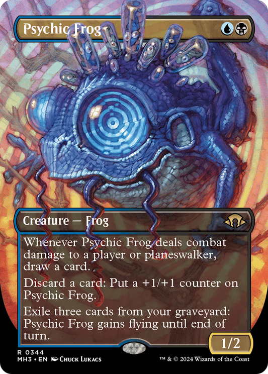 Psychic Frog (MH3-344) - Modern Horizons 3 (Borderless) Foil