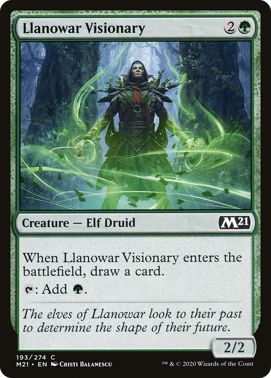 Llanowar Visionary (M21-193) - Core Set 2021