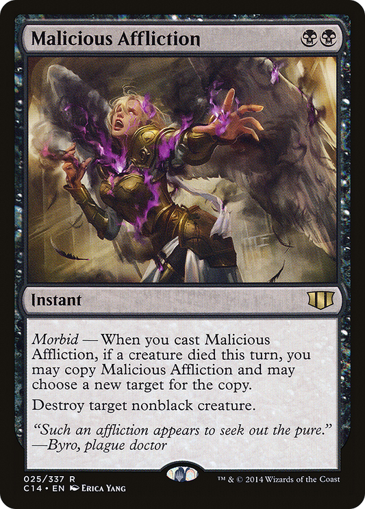 Malicious Affliction (C14-025) - Commander 2014