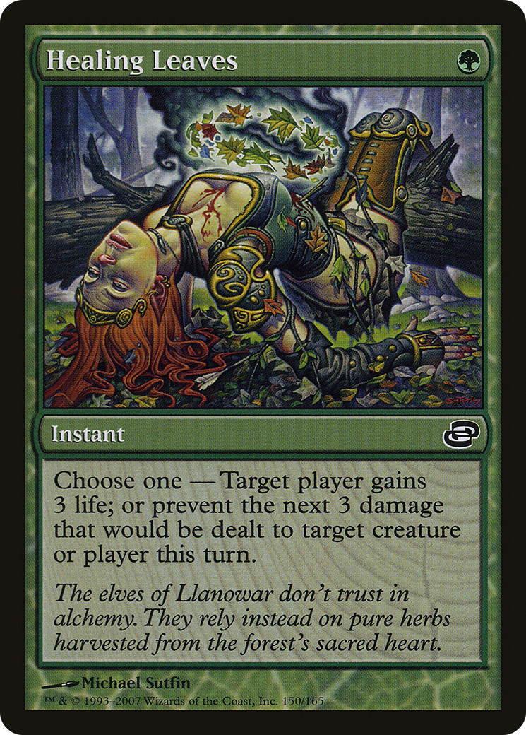 Healing Leaves (PLC-150) - Planar Chaos: (colorshifted) Foil