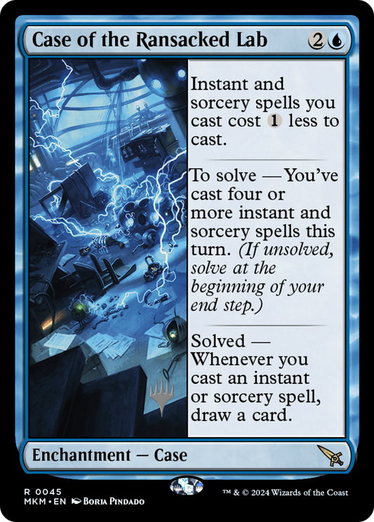 Case of the Ransacked Lab (PPMKM-045) - Murders at Karlov Manor Promos Foil (Promo Pack)