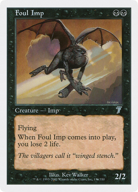 Foul Imp (7ED-136) - Seventh Edition