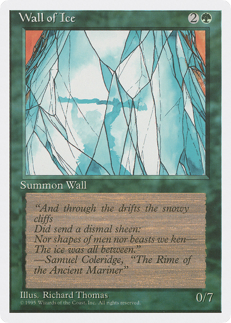 Wall of Ice (4ED-283) - Fourth Edition