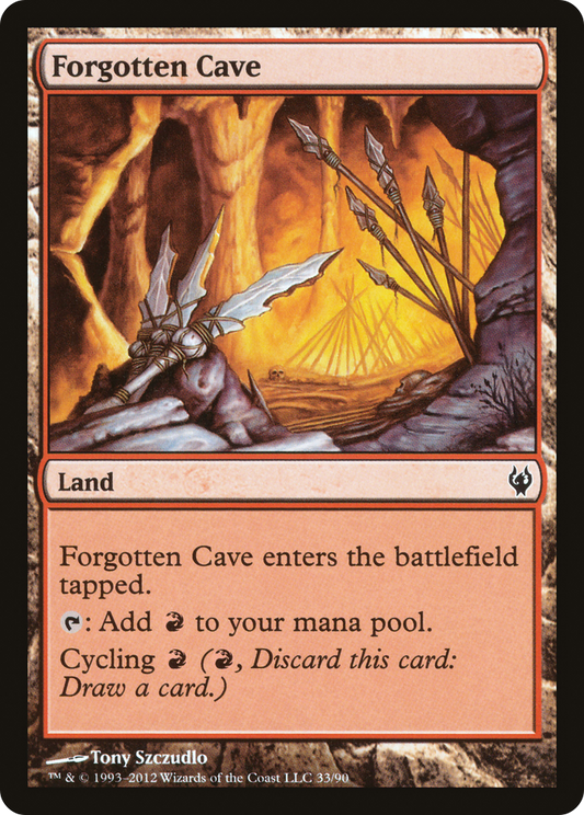 Forgotten Cave (DDJ-033) - Duel Decks: Izzet vs. Golgari