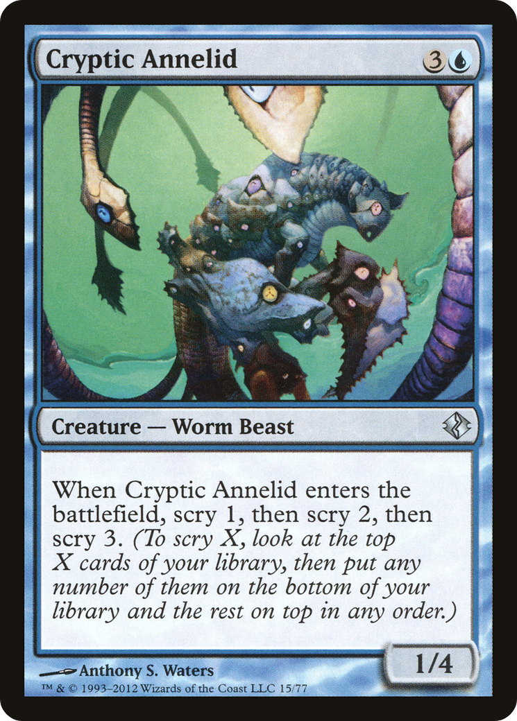 Cryptic Annelid (DDI-015) - Duel Decks: Venser vs. Koth