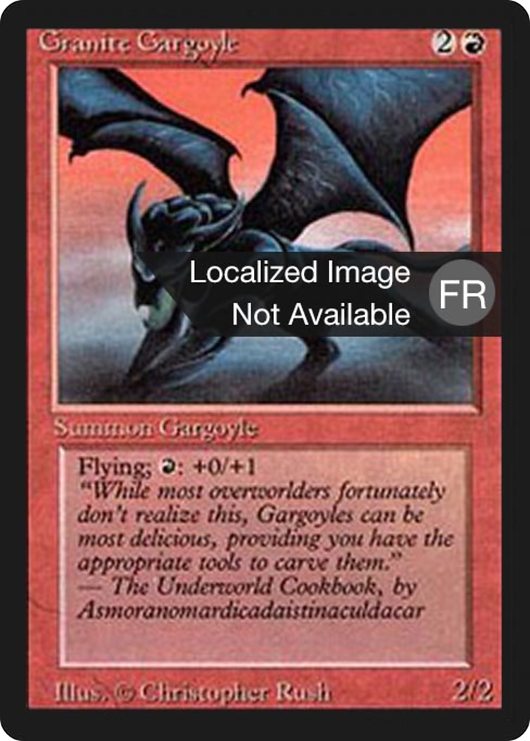 Granite Gargoyle (FBB-156) - Foreign Black Border