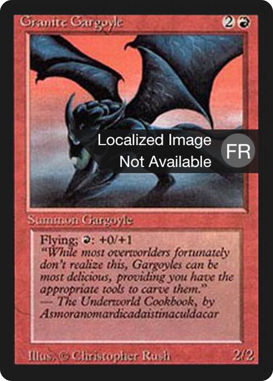 Granite Gargoyle (FBB-156) - Foreign Black Border