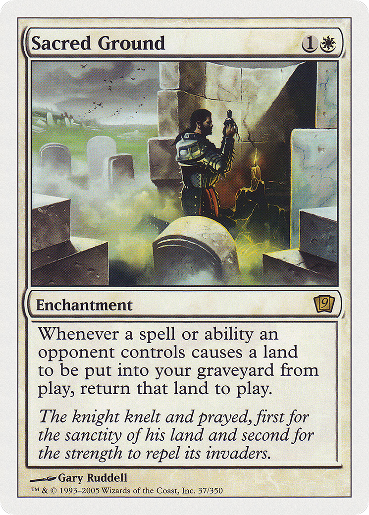 Sacred Ground (9ED-037) - Ninth Edition