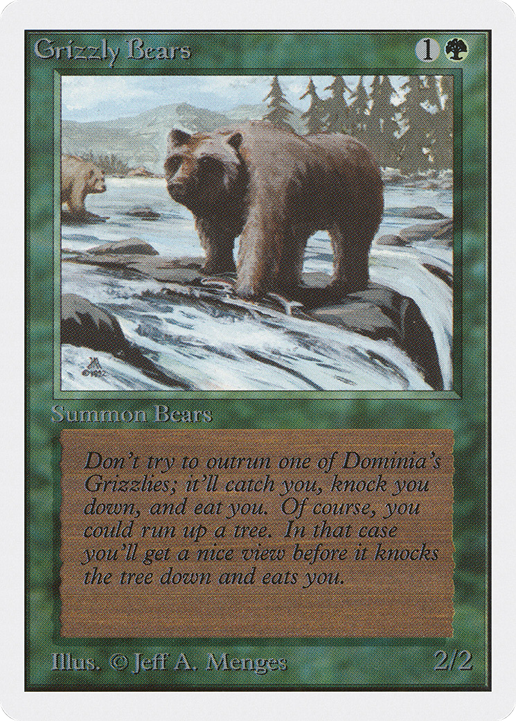 Grizzly Bears (2ED-200) - Unlimited Edition