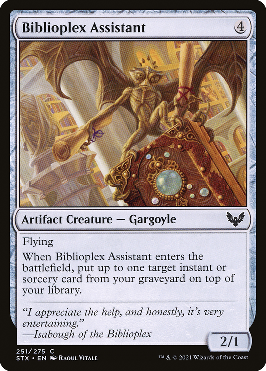 Biblioplex Assistant (STX-251) - Strixhaven: School of Mages