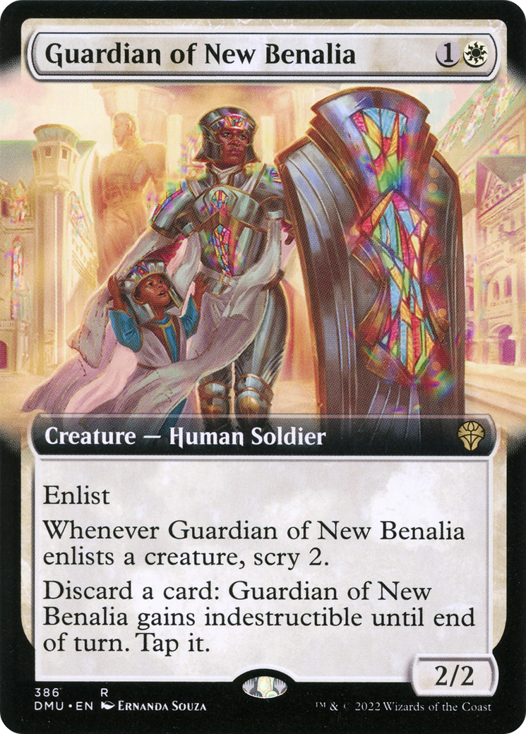 Guardian of New Benalia (DMU-386) - Dominaria United: (Extended Art)