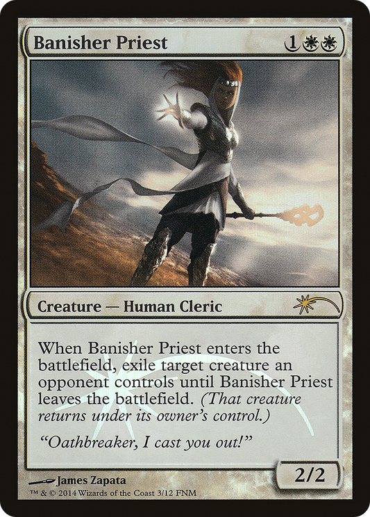 Banisher Priest (F14-003) - Friday Night Magic 2014 Foil