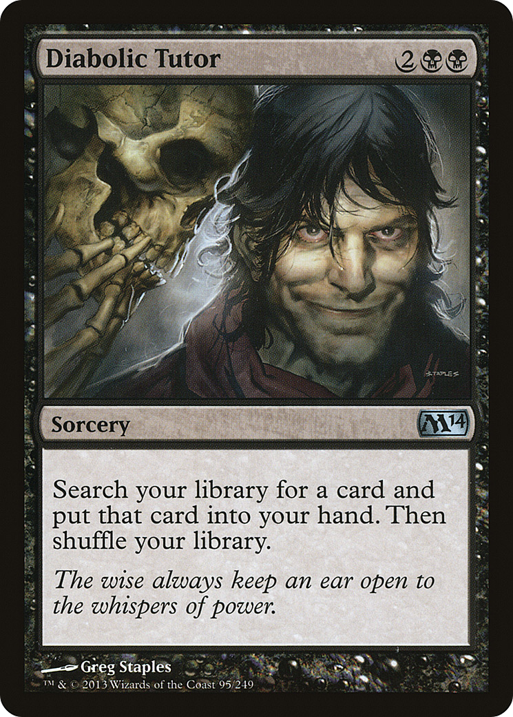 Diabolic Tutor (M14-095) - Magic 2014