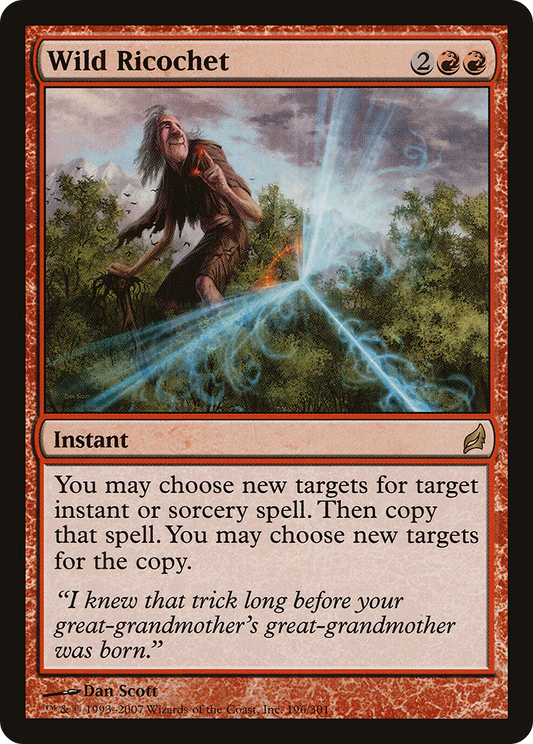 Wild Ricochet (LRW-196) - Lorwyn Foil