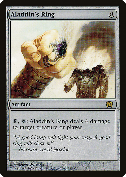 Aladdin's Ring (8ED-291★) - Eighth Edition Foil