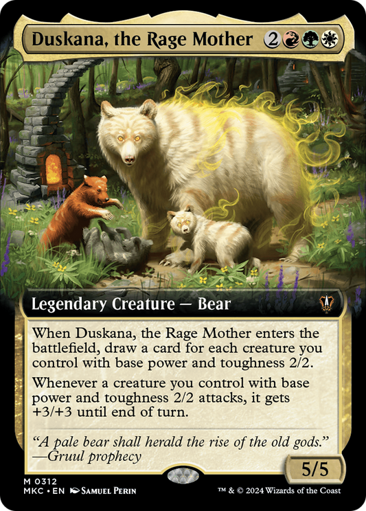Duskana, the Rage Mother (Extended Art) (MKC-312) - Murders at Karlov Manor Commander: (Extended Art)