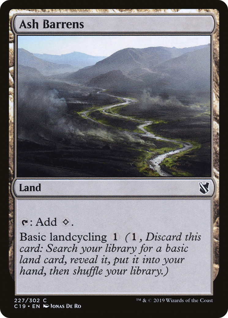 Ash Barrens (C19-227) - Commander 2019