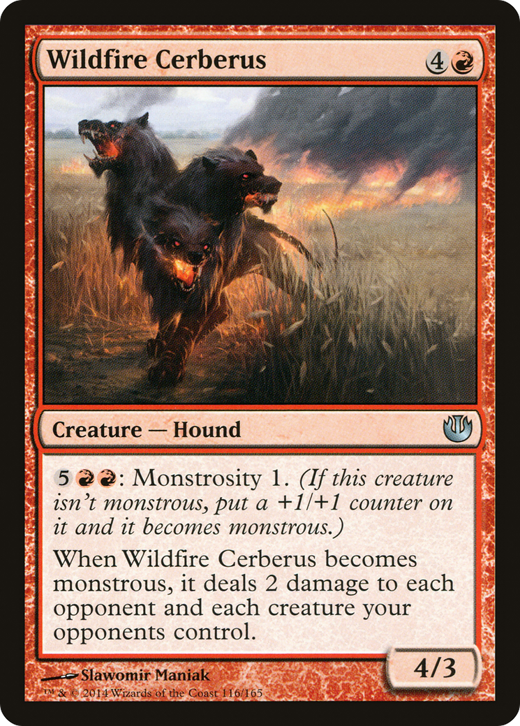 Wildfire Cerberus (JOU-116) - Journey into Nyx Foil