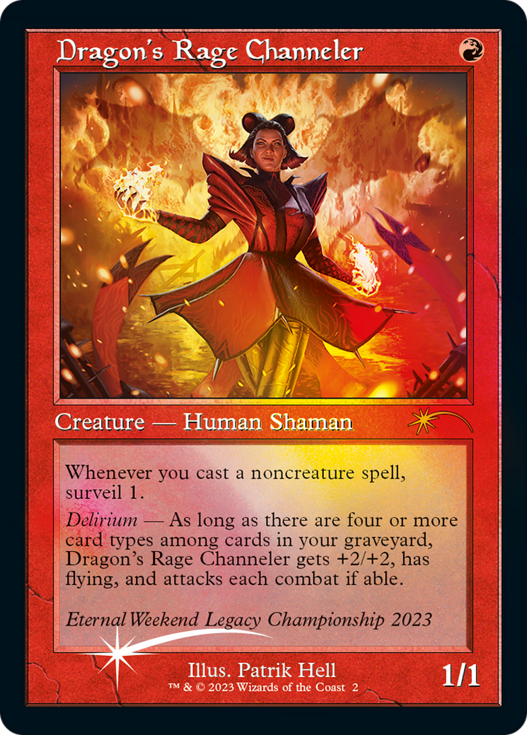 Dragon's Rage Channeler (PEWK-2023A) - Eternal Weekend Foil