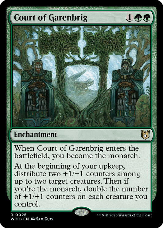 Court of Garenbrig (WOC-025) - Wilds of Eldraine Commander Foil