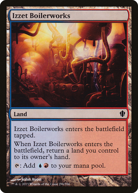 Izzet Boilerworks (C13-296) - Commander 2013