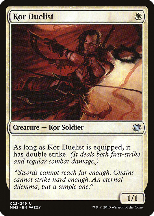 Kor Duelist (MM2-022) - Modern Masters 2015
