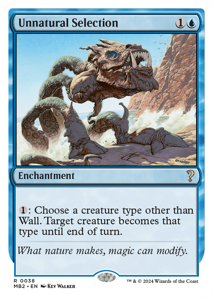 Unnatural Selection (MB2-038) - Mystery Booster 2