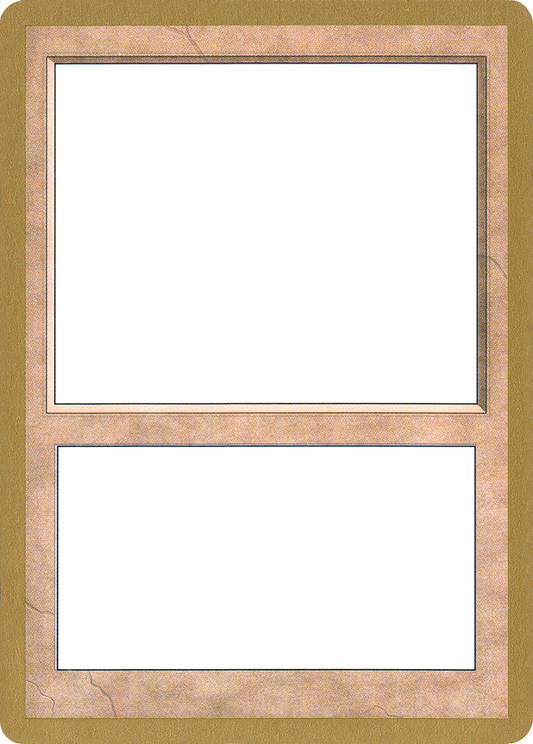 Blank Card (WC01-000) - World Championship Decks 2001