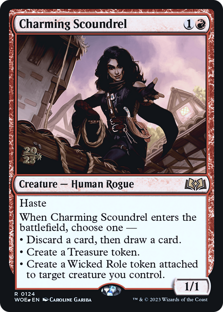 Charming Scoundrel (PWOE-124S) - Wilds of Eldraine Promos Foil