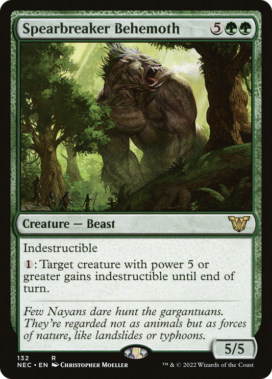 Spearbreaker Behemoth (NEC-132) - Neon Dynasty Commander