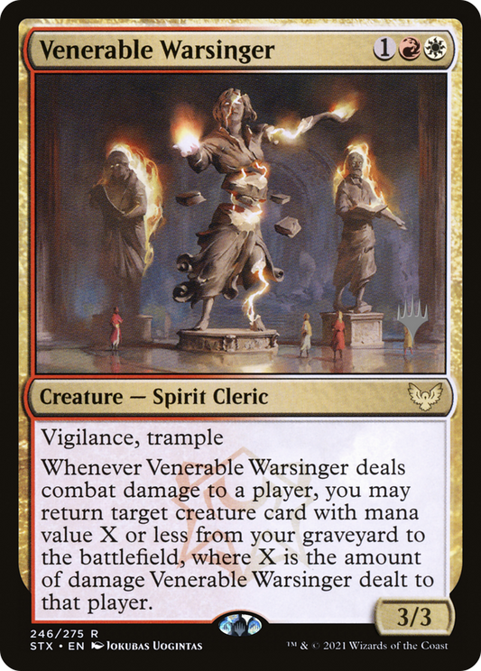 Venerable Warsinger (PSTX-246P) - Strixhaven: School of Mages Promos Foil