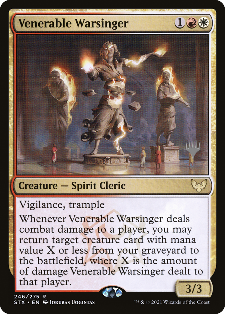 Venerable Warsinger (PPSTX-246) - Strixhaven: School of Mages Promos (Promo Pack)