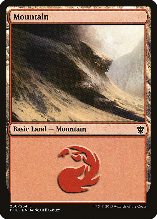 Mountain (DTK-260) - Dragons of Tarkir